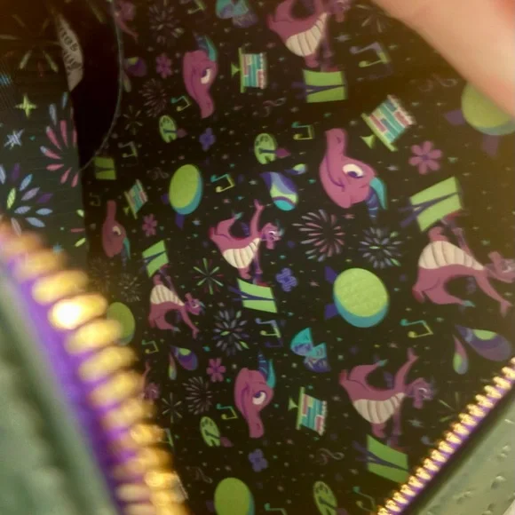 Disney Loungefly Epcot Figment Dragon Crossbody Bag - festival of arts - Picture 5 of 5